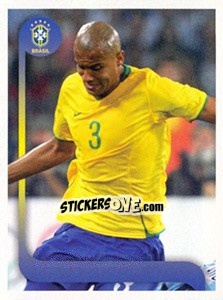 Cromo Alex Silva jogo - Estrelas da Seleção o Brasil na Copa do Mundo de 2010 - Panini