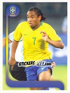 Sticker Anderson jogo - Estrelas da Seleção o Brasil na Copa do Mundo de 2010 n. 50 - Panini