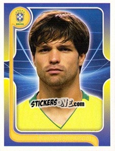 Figurina Diego (Portrait) - Estrelas da Seleção o Brasil na Copa do Mundo de 2010 - Panini