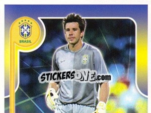 Sticker Doni no movimento - Estrelas da Seleção o Brasil na Copa do Mundo de 2010 - Panini
