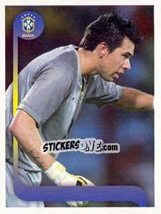 Sticker Doni jogo - Estrelas da Seleção o Brasil na Copa do Mundo de 2010 n. 74 - Panini