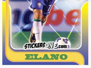 Cromo Elano no movimento - Estrelas da Seleção o Brasil na Copa do Mundo de 2010 n. 79 - Panini