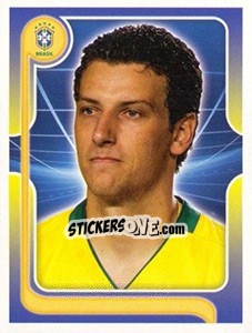 Sticker Elano (Portrait) - Estrelas da Seleção o Brasil na Copa do Mundo de 2010 n. 81 - Panini