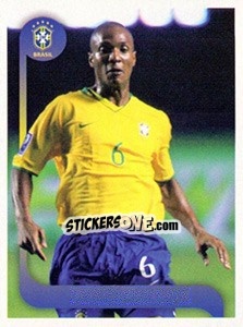 Sticker Gilberto jogo - Estrelas da Seleção o Brasil na Copa do Mundo de 2010 - Panini