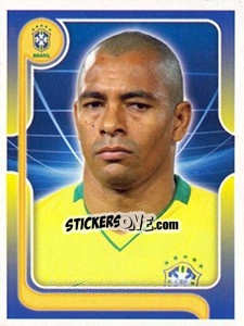 Figurina Gilberto Silva (Portrait) - Estrelas da Seleção o Brasil na Copa do Mundo de 2010 - Panini