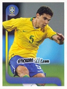 Sticker Hernanes jogo - Estrelas da Seleção o Brasil na Copa do Mundo de 2010 n. 110 - Panini