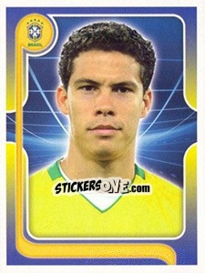 Sticker Hernanes (Portrait) - Estrelas da Seleção o Brasil na Copa do Mundo de 2010 n. 111 - Panini