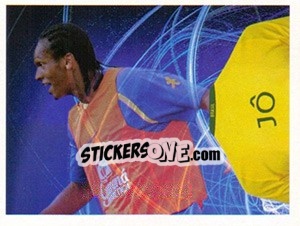 Sticker Jô (Camiseta) - Estrelas da Seleção o Brasil na Copa do Mundo de 2010 - Panini