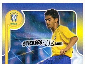 Sticker Josué no movimento - Estrelas da Seleção o Brasil na Copa do Mundo de 2010 n. 120 - Panini