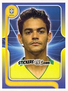 Sticker Josué (Portrait) - Estrelas da Seleção o Brasil na Copa do Mundo de 2010 n. 123 - Panini