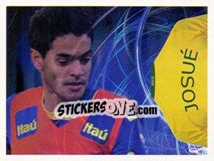 Sticker Josué (Camiseta) - Estrelas da Seleção o Brasil na Copa do Mundo de 2010 n. 125 - Panini
