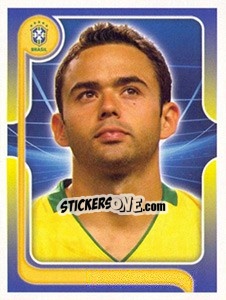 Sticker Juan (Portrait) - Estrelas da Seleção o Brasil na Copa do Mundo de 2010 - Panini