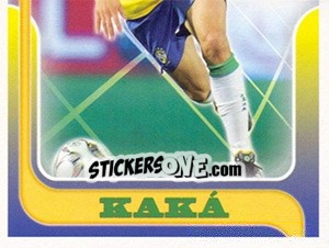 Sticker Kaká no movimento - Estrelas da Seleção o Brasil na Copa do Mundo de 2010 n. 151 - Panini