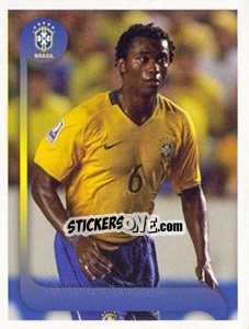 Sticker Kléber jogo - Estrelas da Seleção o Brasil na Copa do Mundo de 2010 n. 158 - Panini