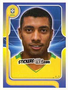 Cromo Kléberson (Portrait) - Estrelas da Seleção o Brasil na Copa do Mundo de 2010 - Panini