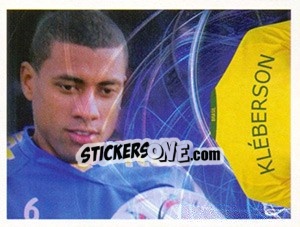 Sticker Kléberson (Camiseta) - Estrelas da Seleção o Brasil na Copa do Mundo de 2010 - Panini