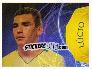 Cromo Lúcio (Camiseta) - Estrelas da Seleção o Brasil na Copa do Mundo de 2010 - Panini