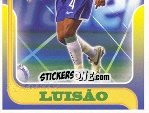 Figurina Luisão no movimento - Estrelas da Seleção o Brasil na Copa do Mundo de 2010 - Panini