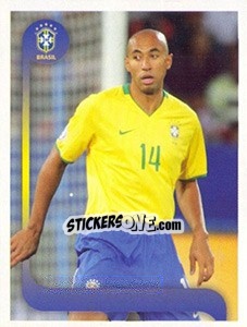 Sticker Luisão Jogo - Estrelas da Seleção o Brasil na Copa do Mundo de 2010 n. 182 - Panini