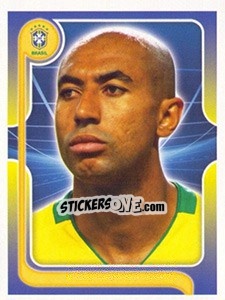 Cromo Luisão (Portrait) - Estrelas da Seleção o Brasil na Copa do Mundo de 2010 - Panini