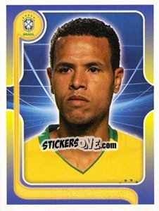 Cromo Luís Fabiano (Portrait) - Estrelas da Seleção o Brasil na Copa do Mundo de 2010 - Panini