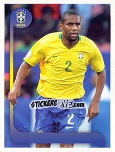 Sticker Maicon jogo - Estrelas da Seleção o Brasil na Copa do Mundo de 2010 n. 194 - Panini
