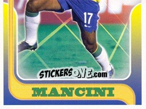 Sticker Mancini no movimento - Estrelas da Seleção o Brasil na Copa do Mundo de 2010 n. 199 - Panini