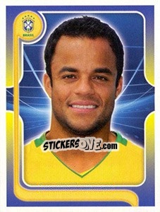 Sticker Mancini (Portrait) - Estrelas da Seleção o Brasil na Copa do Mundo de 2010 n. 201 - Panini