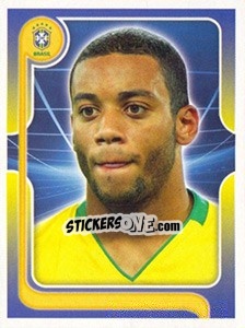 Sticker Marcelo (Portrait) - Estrelas da Seleção o Brasil na Copa do Mundo de 2010 n. 207 - Panini