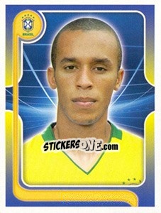 Cromo Miranda (Portrait) - Estrelas da Seleção o Brasil na Copa do Mundo de 2010 n. 213 - Panini