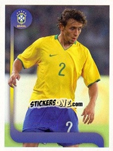 Sticker Rafinha jogo - Estrelas da Seleção o Brasil na Copa do Mundo de 2010 n. 224 - Panini