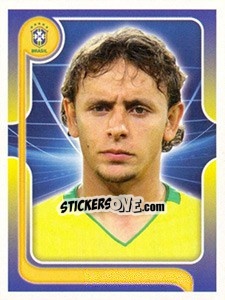 Sticker Rafinha (Portrait) - Estrelas da Seleção o Brasil na Copa do Mundo de 2010 n. 225 - Panini