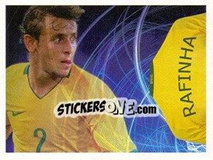 Sticker Rafinha (Camiseta) - Estrelas da Seleção o Brasil na Copa do Mundo de 2010 - Panini