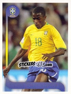 Sticker Ramires jogo - Estrelas da Seleção o Brasil na Copa do Mundo de 2010 n. 230 - Panini