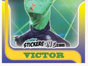 Sticker Victor no movimento - Estrelas da Seleção o Brasil na Copa do Mundo de 2010 - Panini