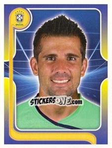 Sticker Victor (Portrait) - Estrelas da Seleção o Brasil na Copa do Mundo de 2010 n. 261 - Panini