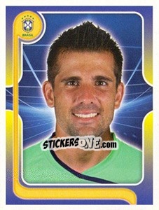 Figurina Victor (Portrait) - Estrelas da Seleção o Brasil na Copa do Mundo de 2010 - Panini