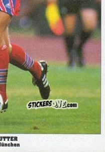 Sticker Alain Sutter - Italy Eurocups Stars Parade 1994-1995 - Sl