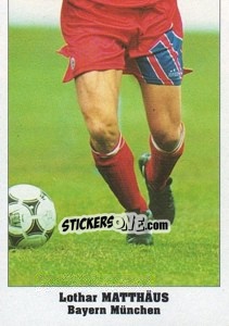 Sticker Lothar Matthäus - Italy Eurocups Stars Parade 1994-1995 n. 6 - Sl