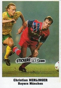 Sticker Christian Nerlinger - Italy Eurocups Stars Parade 1994-1995 - Sl