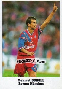 Sticker Mehmet Scholl - Italy Eurocups Stars Parade 1994-1995 - Sl