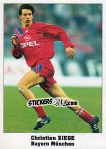 Sticker Christian Ziege - Italy Eurocups Stars Parade 1994-1995 n. 9 - Sl