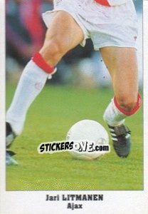 Sticker Jari Litmanen - Italy Eurocups Stars Parade 1994-1995 - Sl