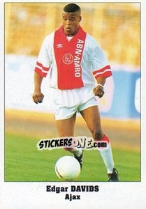 Cromo Edgar Davids - Italy Eurocups Stars Parade 1994-1995 - Sl