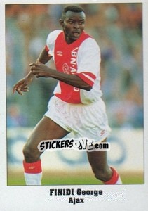 Sticker Finidi George - Italy Eurocups Stars Parade 1994-1995 - Sl