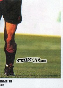 Sticker Paolo Maldini - Italy Eurocups Stars Parade 1994-1995 n. 27 - Sl