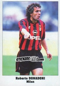 Sticker Roberto Donadoni - Italy Eurocups Stars Parade 1994-1995 - Sl