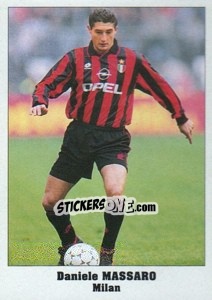 Sticker Daniele Massaro - Italy Eurocups Stars Parade 1994-1995 n. 34 - Sl