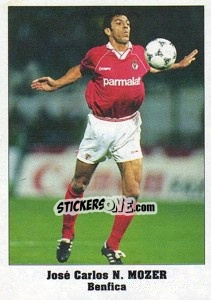 Sticker José Carlos N. Mozer - Italy Eurocups Stars Parade 1994-1995 n. 38 - Sl
