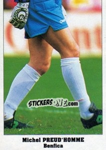 Sticker Michel Preud'homme - Italy Eurocups Stars Parade 1994-1995 n. 42 - Sl